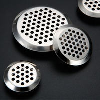 Grille de ventilation moderne en acier inoxydable pour armoires de cuisine Retour frais pour couvercle de bouche d'aération pour porte de fenêtre Évent de fenêtre élégant