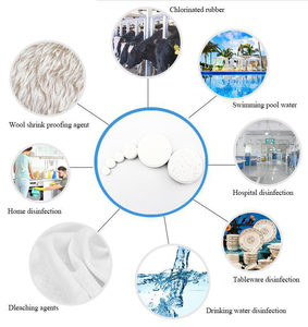 <span class=keywords><strong>Produits</strong></span> chimiques de traitement des piscines Acide trichloroisocyanurique (TCCA) avec comprimés, poudre, granulés - Product Image 1