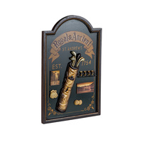 Plaques murales en bois vintage pour décoration de la maison pour trophées de golf panneau en bois de club antique