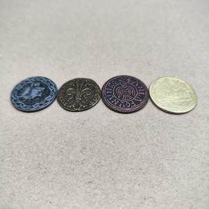 Pièce de monnaie personnalisée britannique du roi George <span class=keywords><strong>VI</strong></span>, demi-couronne de Londres, 1952, 1943, 1940, 1938 - Product Image 3