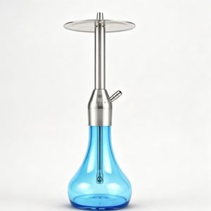 Moderna Cachimba Grande de Acero Inoxidable, Marca Original Chicha con Acabado Espejo - Product Image 1