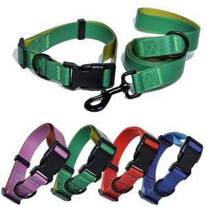 Ensemble collier et laisse pour chien NOVIPET en PVC imperméable, robuste, avec boucle à dégagement rapide, durable, doux, réglable, pour la promenade et l'entraînement des animaux de compagnie - Product Image 2