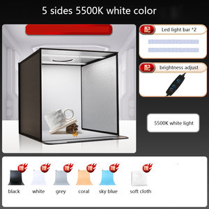 Có thể gập lại 40cm cho Softbox <span class=keywords><strong>lightbox</strong></span> <span class=keywords><strong>Studio</strong></span> chiếu sáng 5500K màu mini lều cho sản phẩm nhiếp ảnh chụp ảnh <span class=keywords><strong>Studio</strong></span> Hộp - Product Image 2