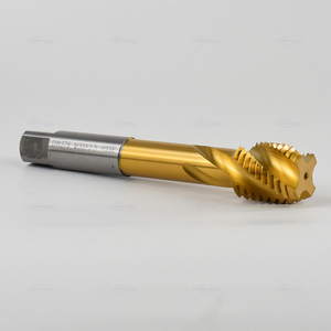 Taraud à spirale haute précision avec revêtement en titane pour la fabrication de filetages en acier - Product Image 4