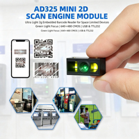 Motor de Escaneo de Códigos de Barras Integrado AD103B, Lector 1D 2D QR Data Matrix PDF417 CMOS USB TTL 232 para Kiosco, Torniquete y Control de Acceso