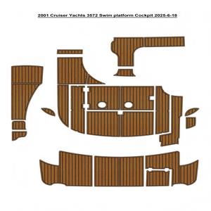 Suelo de Teca EVA 3572 para Yates y Embarcaciones, Categoría de Cubiertas, Gran Venta en eBay y AliExpress, 2001 Cruiser Yachts - Product Image 3