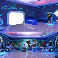 Station de jeu multijoueur Plate-forme 9D Cinéma Vr Room Escape Réalité virtuelle Équipement Vr Aire de jeux intérieure Parc à thème