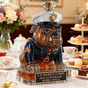 Decantador de <span class=keywords><strong>Vino</strong></span> de Vidrio de Borosilicato Alto con Diseño de Bulldog de Dibujos Animados, Gran Venta a Bajo <span class=keywords><strong>Precio</strong></span>, 250 Aniversario, 350 ml, Regalo Único para Fiestas - Product Image 5