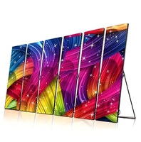 Afficheur numérique LED P1.53 ultra-fin, couleur intégrale, 960 x 320, écran sur pied, gestion des contenus à distance, publicité intérieure