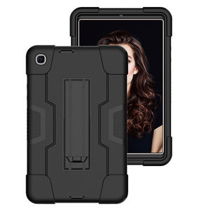 3 strati di silicone PC antiurto Tablet custodia per Samsung <span class=keywords><strong>Galaxy</strong></span> <span class=keywords><strong>Tab</strong></span> <span class=keywords><strong>A7</strong></span> <span class=keywords><strong>Lite</strong></span> 8.7 "T225 T220 rigido robusto protettore con supporto - Product Image 1