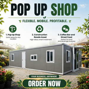 Contenedor Móvil Expandible de 40 Pies, Tienda Portátil, Kiosco para Cafetería y Venta de Comida Callejera, Inmueble de Negocio en Alquiler - Product Image 1