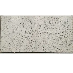 Manufacturer Artificial Stone Calacatta White Quartz Stone Slab Countertop Quartz Vinyl Tiles Table Top for Flooring Walling