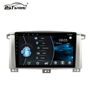 Radio con gps para coche, reproductor con Android, 9 pulgadas, estéreo, vídeo, para Toyota land cruiser 105