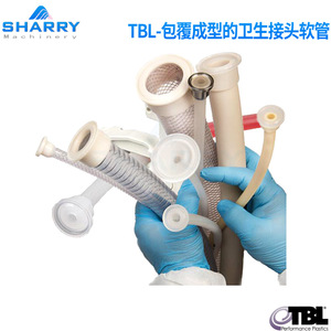 TBL Overmolded Sanitary Connector <b>Tube</b> PTFE Inner PVC Outer Unreinforced Hose For Peristaltic Pump - Product Image 3