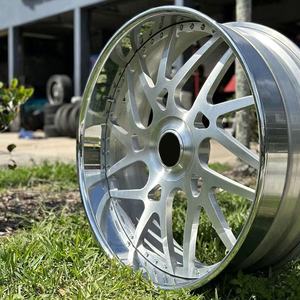 Jantes en alliage forgé SAiLen personnalisées de 20 à 28 pouces, design concave noir semi-brillant, garantie de 5 ans, jantes pour voitures particulières - Product Image 2