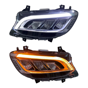 Phares YU GUANG pour <span class=keywords><strong>Mercedes</strong></span> <span class=keywords><strong>Sprinter</strong></span> W907, phares à LED 2019-2023, feux de jour DRL, mise à niveau des phares, accessoires de voiture - Product Image 1