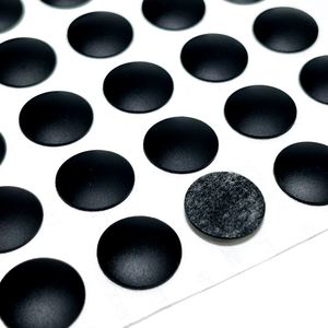 Almohadillas de Silicona Anticolisión y Silenciosas para Muebles de Oficina en Casa, Color Negro, Junta de Sellado de Goma de Silicona para Cualquier Tamaño - Product Image 2