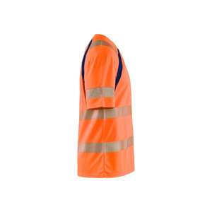 BLAKLADER-Camiseta con protección UV de alta visibilidad de 339710135389M Naranja/Azul marino-EAN 7330509655269 ROPA DE TRABAJO DE LA HI-VIS - Product Image 5