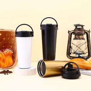 2025 Hot Stainless Steel Double Wall Mug Tumbler Magic Suction & Non-Slip <b>Coffee</b> Vacuum Thermal Water <b>Bottle</b> - Product Image 1