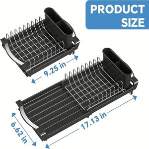 Small <b>Dish</b> Drying <b>Rack</b> Expandable <b>Dish</b> <b>Rack</b> Space Saving <b>Dish</b> Drainer for Kitchen in Sink or Countertop - Product Image 3