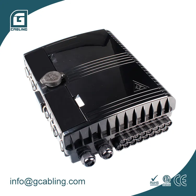 Gcabling 16 कोर फाइबर ऑप्टिक ब्याह वितरण फाइबर टर्मिनल का उपयोग कम बॉक्स IP65 फाइबर ऑप्टिक समाप्ति बॉक्स डियो ODN एफटीटीएच बॉक्स