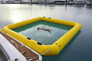 Parc aquatique d'amusement <span class=keywords><strong>Piscine</strong></span> pour enfants <span class=keywords><strong>Piscine</strong></span> gonflable de couleur jaune pour rouleau d'eau et ballon de <span class=keywords><strong>marche</strong></span> à vendre - Product Image 3