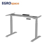 EGROspace Hauteur Réglable Debout Assis Double Moteur Meubles Électrique Automatique Table Ergonomique Bureau