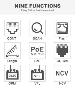 Noyafa <span class=keywords><strong>LAN</strong></span>-Kabel-Detektor NF-8508 Optischer Tester <span class=keywords><strong>LAN</strong></span> RJ45 Kabelsuchgerät und Tester - Product Image 2