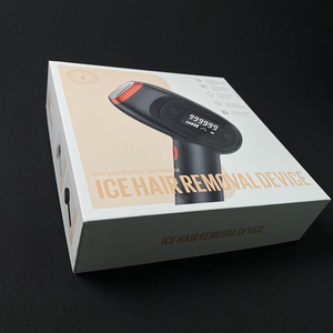 Logo imprimé personnalisé en papier revêtu, produit en carton, couvercle rigide et Base, boîte d'emballage cadeau pour dispositif d'épilation pour femmes - Product Image 3