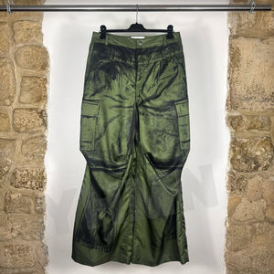 Setelan Olahraga Custom Acid Wash Dua Potong Celana Cargo dan Jaket Bomber Pilot Penerbang Pakaian Luar Pria - Product Image 3