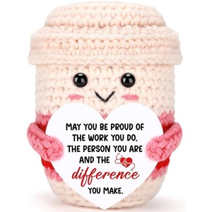 Cadeaux <span class=keywords><strong>de</strong></span> remerciement faits main au crochet roses <span class=keywords><strong>pour</strong></span> femmes, garderies, danse, musique, maternelles, préscolaires - Product Image 2