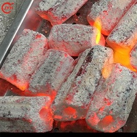 Hexagone sciure de bois dur/briquettes de charbon de noix de coco pour BARBECUE