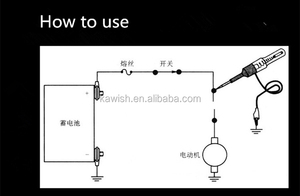 Hàng Mới Về Dụng Cụ Kiểm Tra Ắc Quy Cho Xe Hơi Bút Kiểm Tra Điện Cho Mạch Đo Ô Tô 6V/12V/24V Bảo Trì Mạch Đèn - Product Image 5