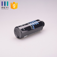Bouteille en plastique PET noire de 4 fl oz avec pompe pulvérisatrice, logo personnalisé OEM, impression sérigraphique pour shampoing, lotion, cosmétique, liquide