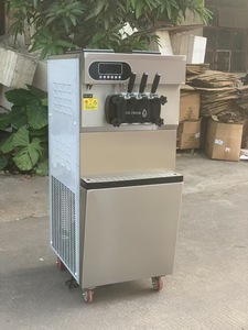 Máquina comercial profesional de helados de alta producción, servicio suave de Gelato de 3 sabores para restaurantes que usan agua con leche cruda - Product Image 3