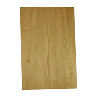 Planche en bois de peuplier carbonisé de haute qualité 25 mm, grade AA, thermo-traitée, bois massif, moderne et écologique