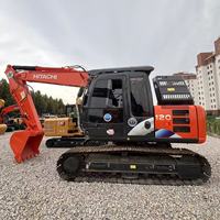 Excavatrice Hitachi ZAXIS120 d'occasion de haute qualité, 12 tonnes, hydraulique, sur chenilles, matériel de construction d'occasion