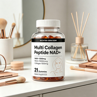 Gommes au collagène sans sucre pour femmes Gommes super puissantes aux peptides de collagène hydrolysé de 2500mg avec de la biotine