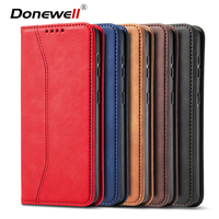 Étui portefeuille à rabat avec fentes pour cartes et support pour iPhone 17 16 15 14 13 12 11 Pro Max, XS Max XR XS X 8 7 6S 6 Plus 5S SE 5