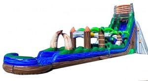 Trượt nước bơm hơi khổng lồ ngoài trời với Slide mở rộng để mở khóa chiều cao ly kỳ với hồ bơi - Product Image 3