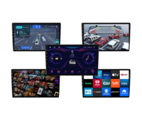 Lecteur DVD de voiture Android 11 universel, écran HD 9 pouces 1280*720 et entrée caméra arrière, Carplay pour Citroën C4 Grand Picasso 2006-2012