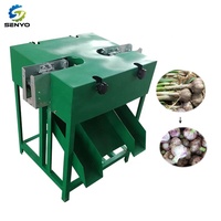 Machine à couper les tiges d'ail de haute qualité, machine à couper les racines d'ail à plat pour utilisation à la ferme