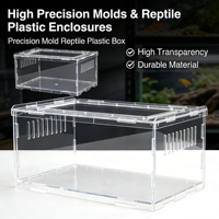 Solución Integral para Cajas de Reptiles de Alta Transparencia, Moldeo por Inyección de Piezas de Plástico, Fabricante de Moldeo por Inyección de Plástico