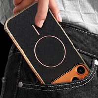 Funda Magnética para Teléfono con Diseño Innovador sin Marco, Resistente a Golpes y Antifricción para iPhone 17 Air Pro Max Huawei