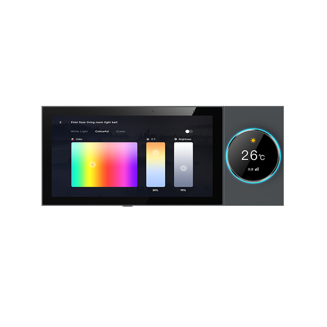 6-Inch Smart Panel Home Automation System IPS Display Android Operating Multi-Function Light-Dimmer Control Curtain Music Play