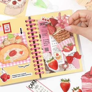 แพ็คสมุดโน้ตแบบฉีก 20 แผ่น/แพ็ค ชุดวัสดุ Fresh Store ซีรีส์ที่สอง คู่มืออาหารและกาแฟ DIY - Product Image 3