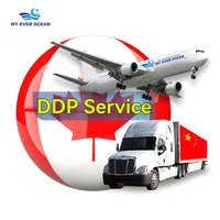 Ever Ocean Ddp Fast Xiamen Fcl Lcl Tarifas de camiones Verificado Agente de envío de carga aérea profesional barato a Can a Canadá EE. UU.