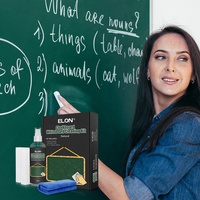Nettoyant en spray pour tableau blanc à formule douce, liquide d'entretien durable pour surfaces de tableau noir