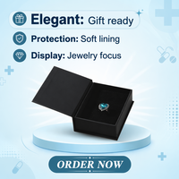Boîte à bijoux magnétique sur mesure de style livre - Étui de luxe carré mini pour bagues et montres avec carton ondulé, coffrets cadeaux de marque boutique