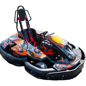 Système de karting interactif multijoueur avec projection, simulateur de course compétitif pour les parcs d'attractions et les centres de divertissement - Product Image 5